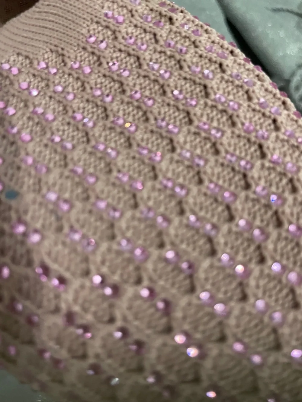 Skechers Pink Sparkle Knit Slip-On Flats - Picture 10 of 10